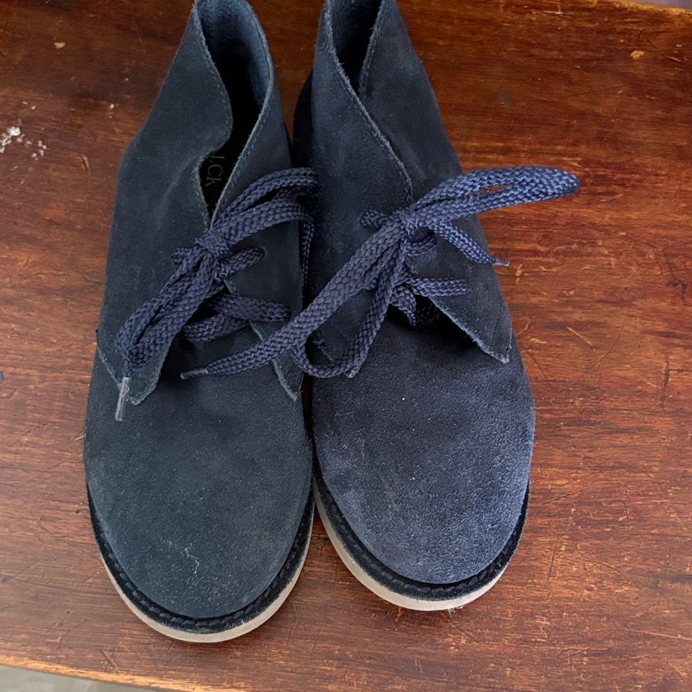 J. Crew Navy Suede Casual Slip-On Shoe